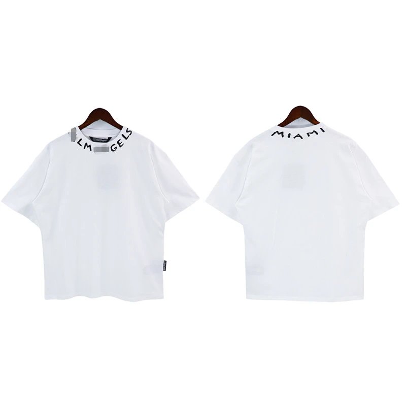 High Street Letter Print Cotton T-Shirt Ivory - Related Product - Cnfans