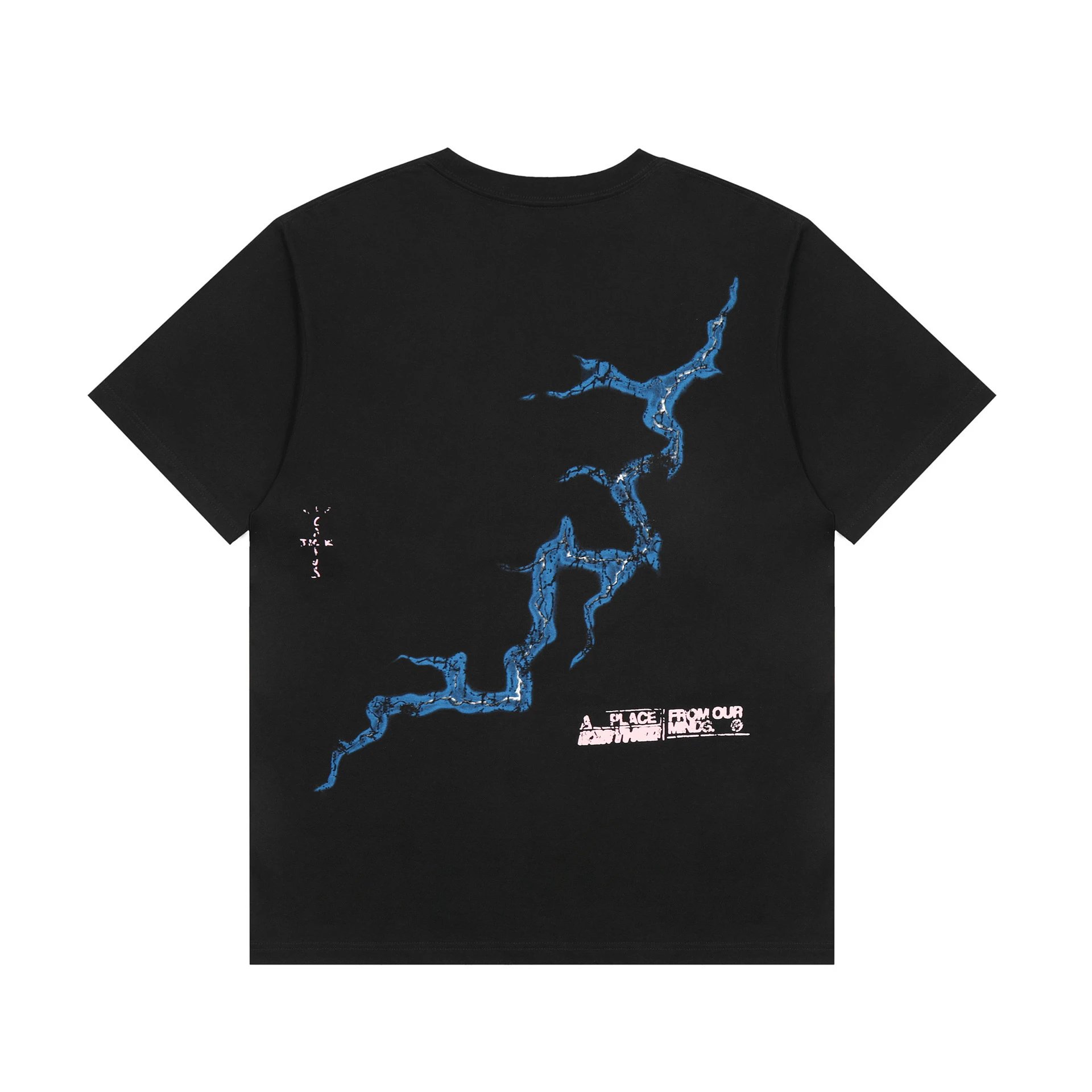 Streetwear Lightning Tiger Head Tee Black Sapphire - Gallery Image 3 - Detailed View