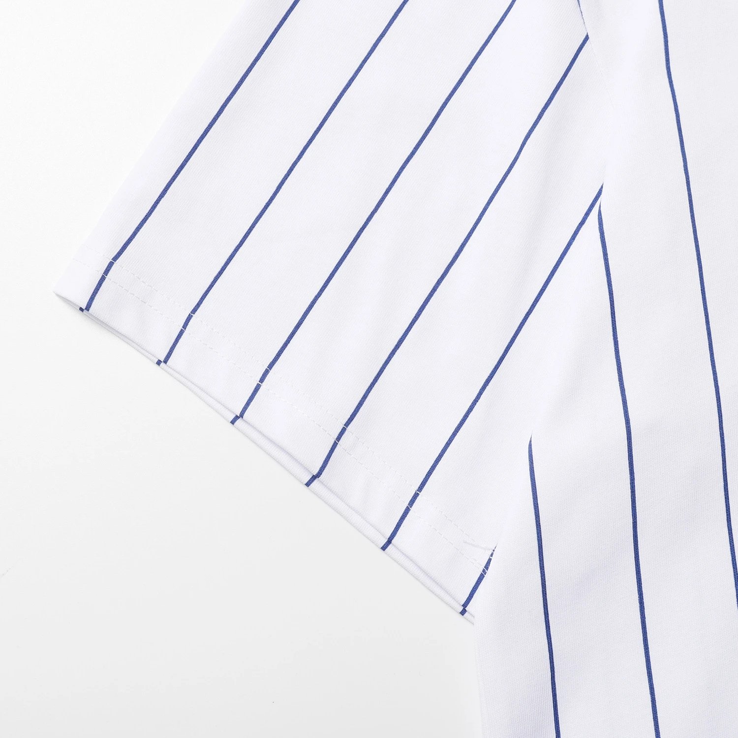 Street Striped Smiley Cotton Tee Ivory - Gallery Image 4 - Detailed View