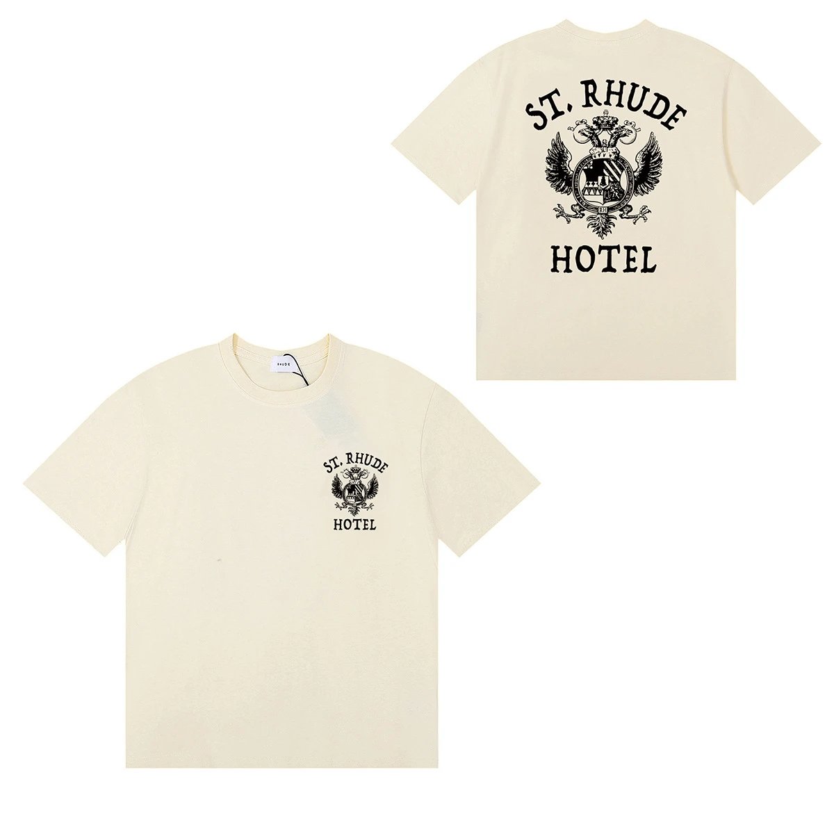 Rhude Badge Print Tee Multicolor - High Quality Product Image - Cnfans