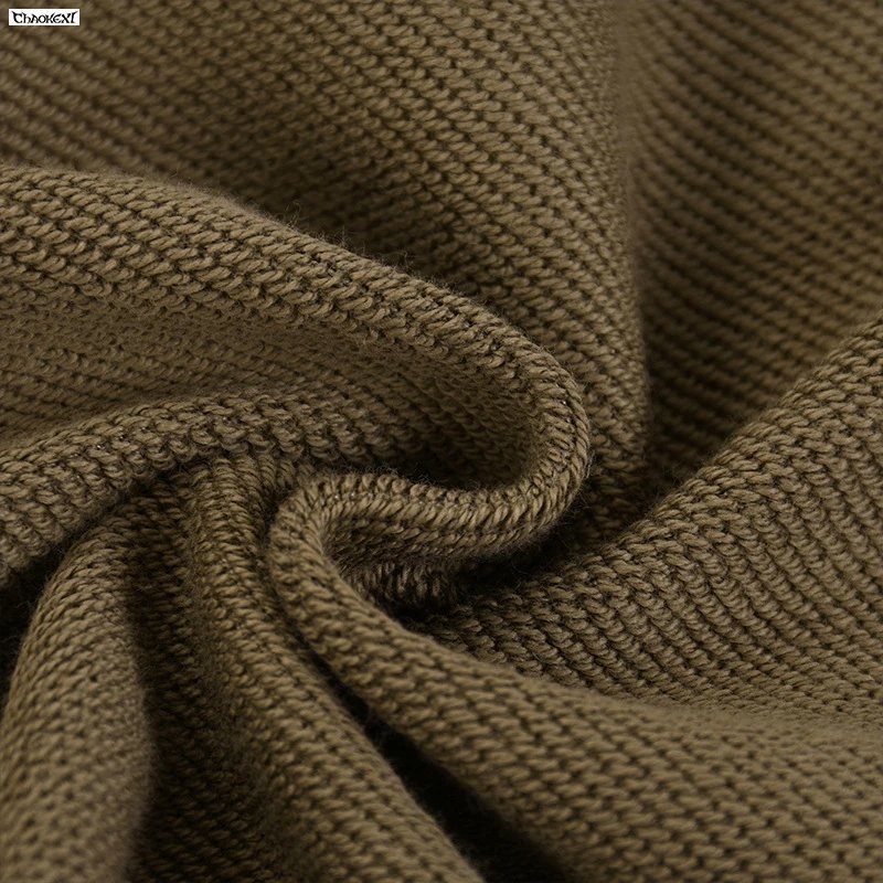 Cotton Terry Knit Men's Casual Shorts, Ecru - Gallery Image 3 - Detailed View