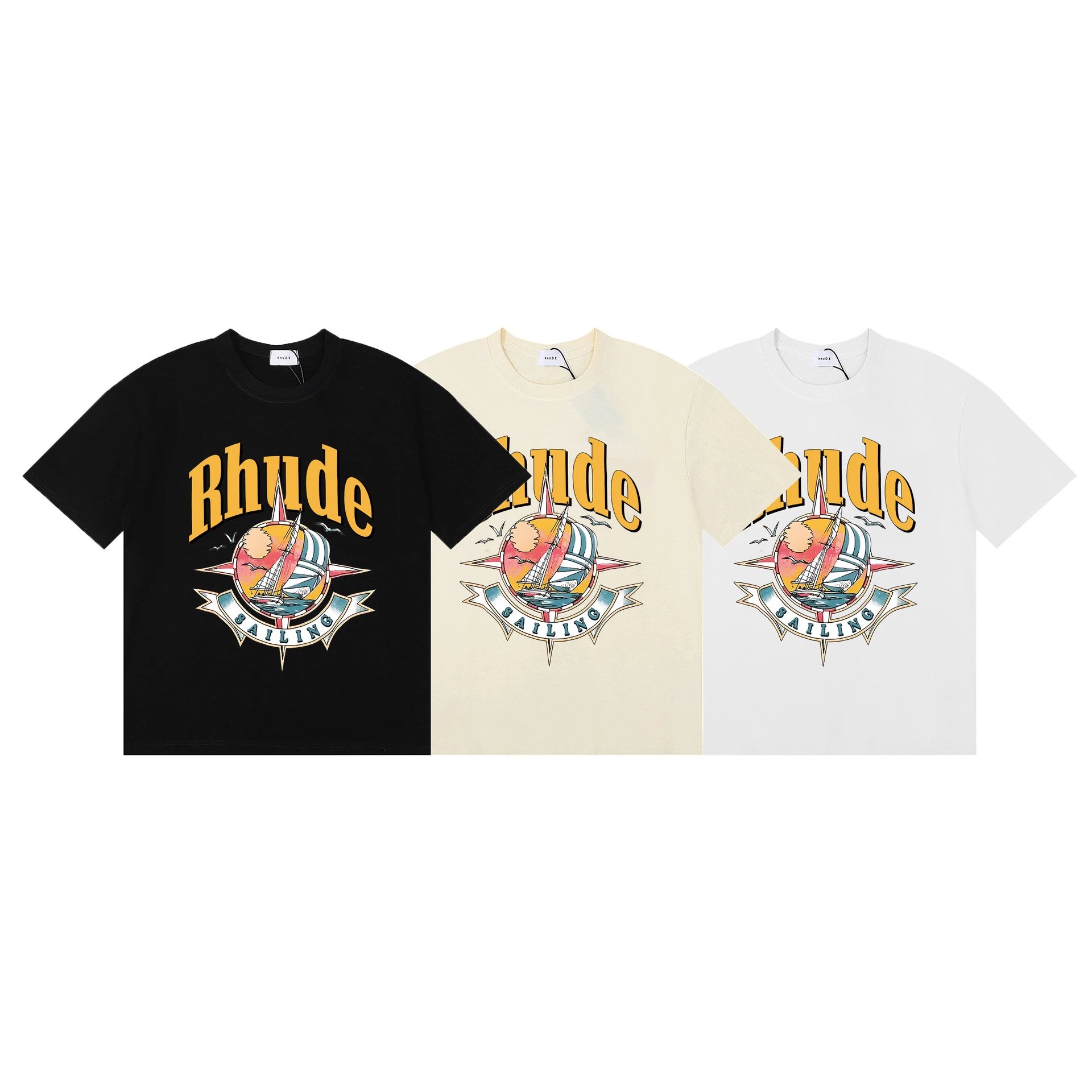 Rhude Graphic Tee Multicolor - Gallery Image 3 - Detailed View