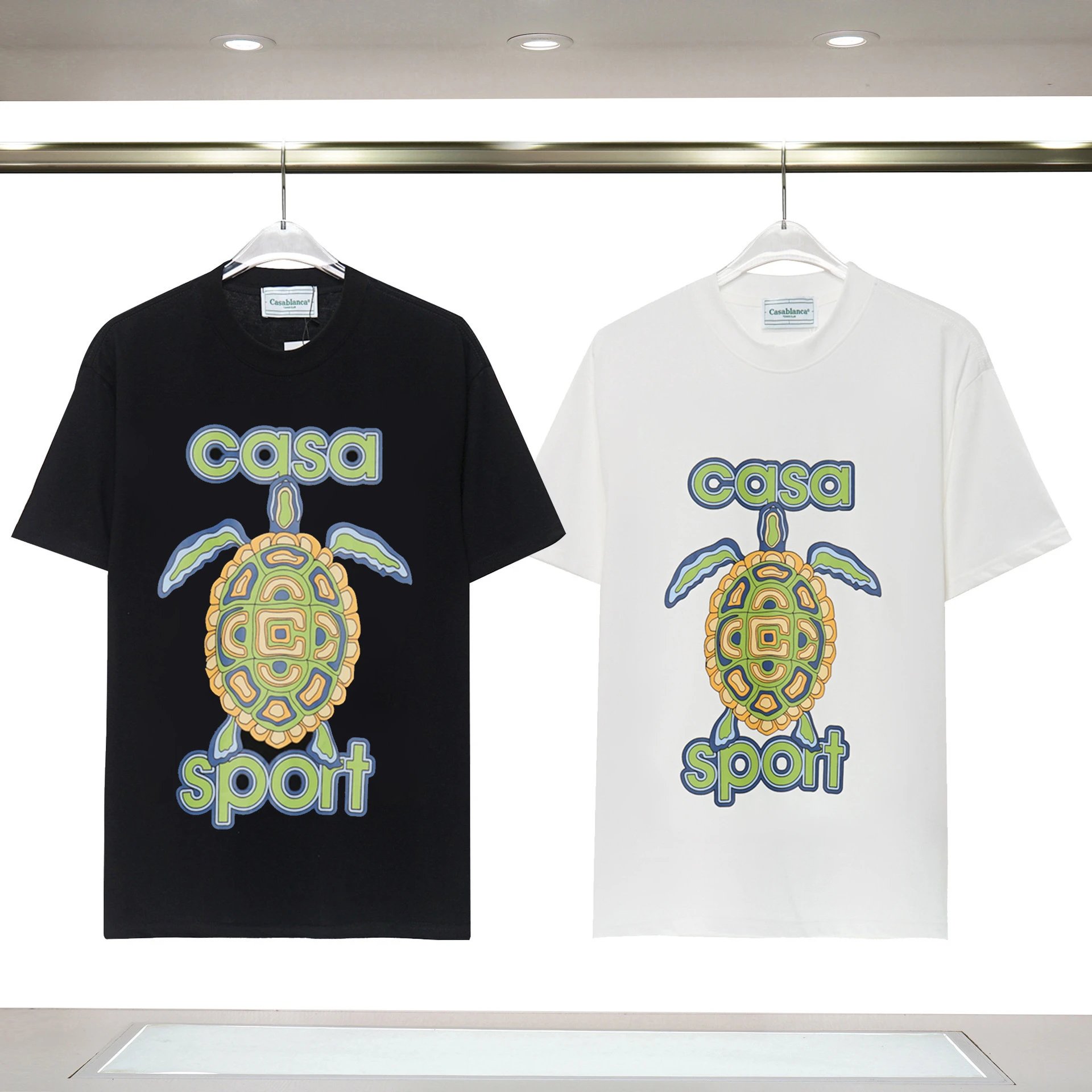 Casablanca Night Sky Letter T-Shirt Multicolor - Gallery Image 3 - Detailed View