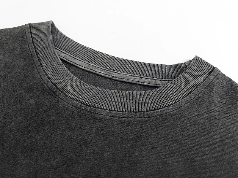 Gallery Dept Washed Letter T-Shirt Black - Gallery Image 7 - Detailed View