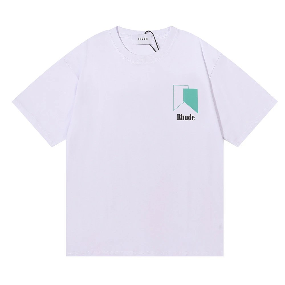 Rhude Colorblock Graphic Tee Multicolor - Gallery Image 5 - Detailed View