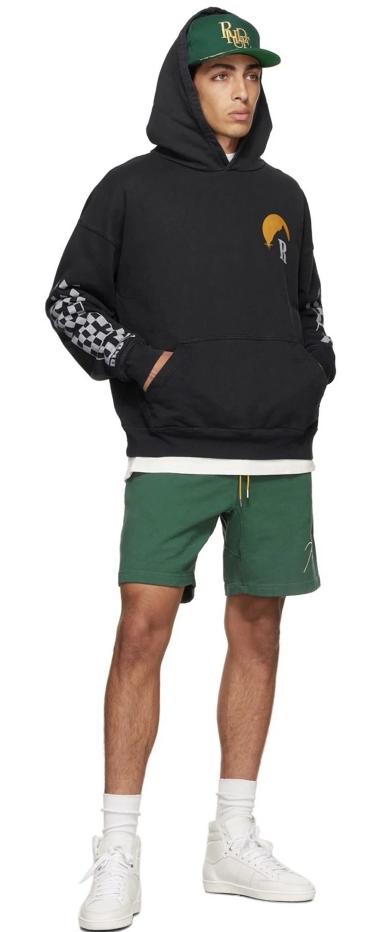 Rhude Casual Drawstring Shorts Multi - Gallery Image 9 - Detailed View