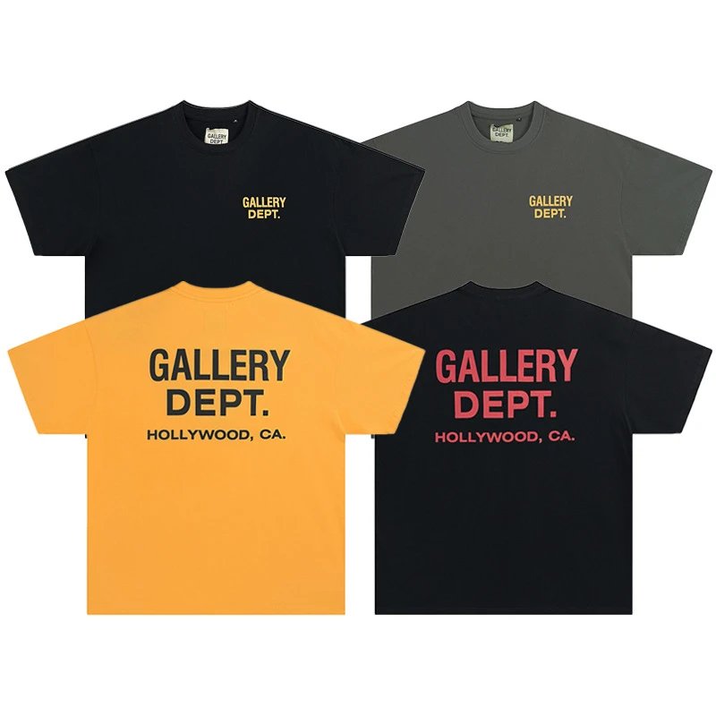 Gallery Dept Graphic T-Shirt Yellow - Related Product - Cnfans