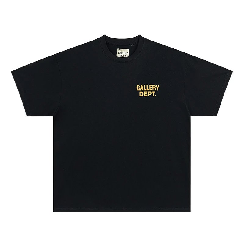 Gallery Dept Graphic T-Shirt Yellow - Gallery Image 4 - Detailed View
