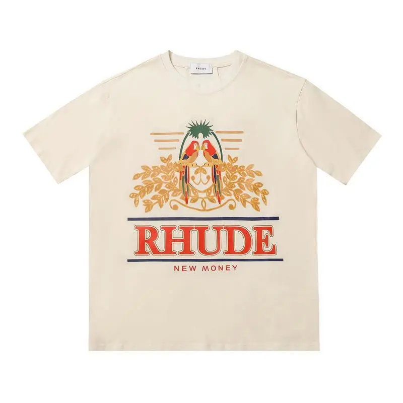 RHUDE Logo T-Shirt Multicolor - Gallery Image 12 - Detailed View