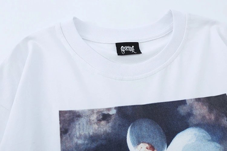 Streetwear Graphic Tee Ivory - Gallery Image 6 - Detailed View