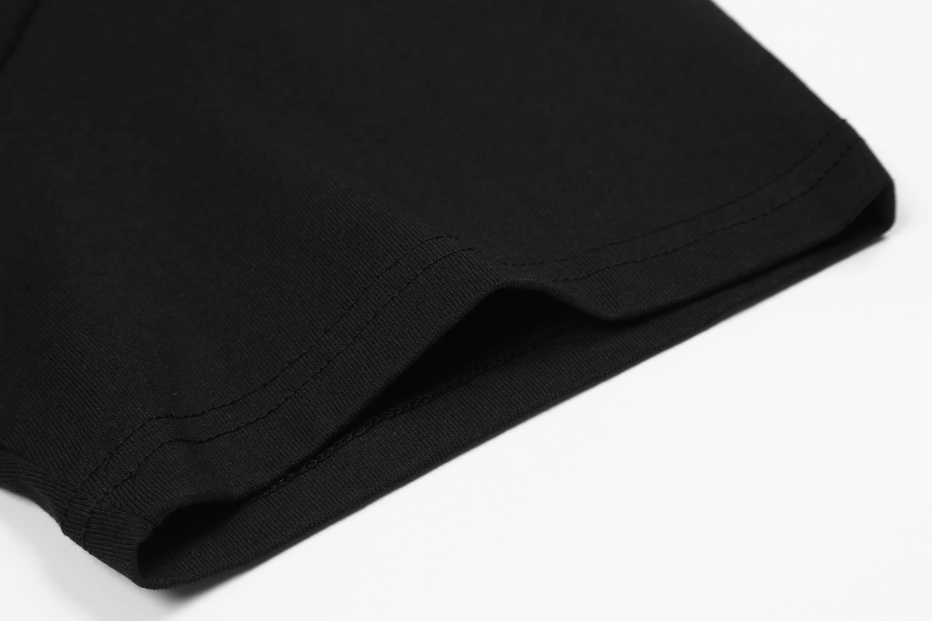 Hip Hop Print Tee Ebony - Gallery Image 9 - Detailed View