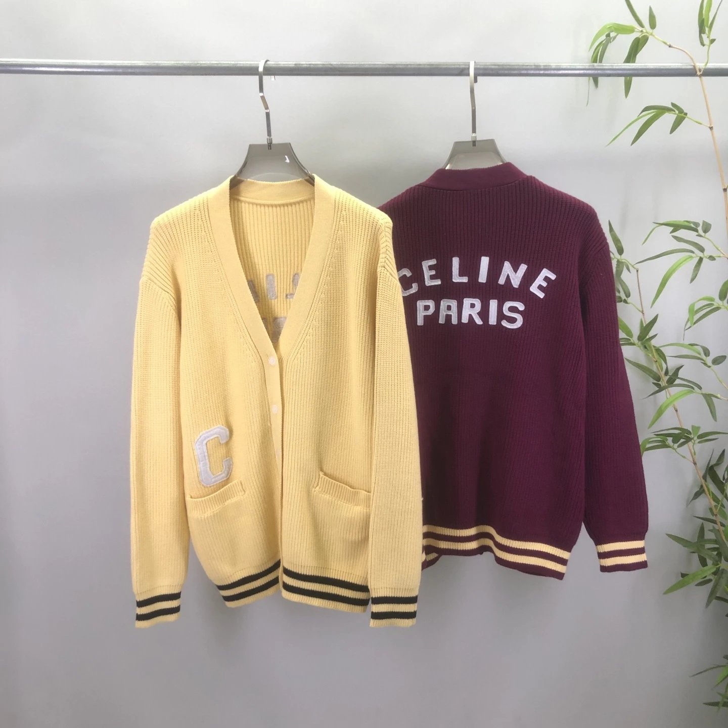 Celine Varsity Cardigan Multicolor - High Quality Product Image - Cnfans