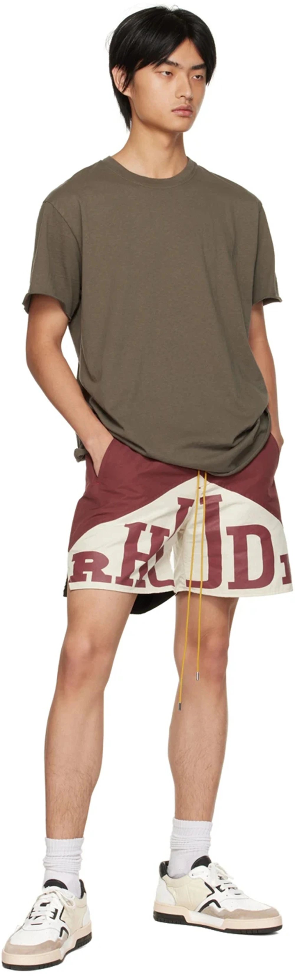 RHODE Colorblocked Beach Shorts Multicolor - Gallery Image 7 - Detailed View