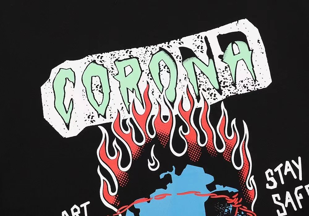 Gallery Dept Fire Letter Tee Multicolor - Gallery Image 10 - Detailed View