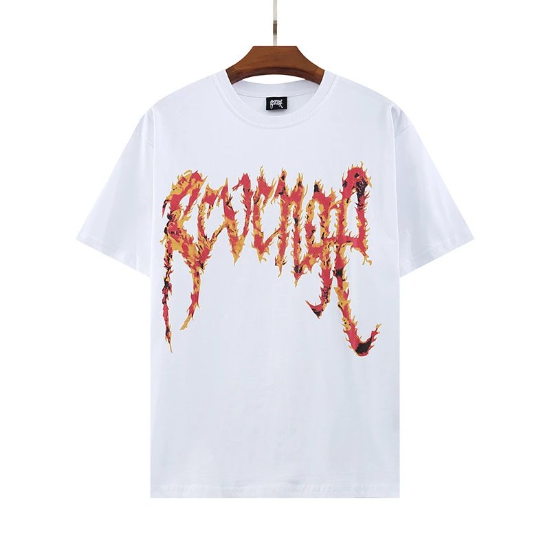 Street Style Flame Tee Ebony - Gallery Image 2 - Detailed View