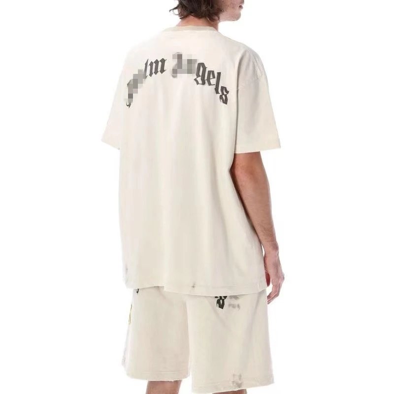 Vintage Palm Tree Graphic Tee Off White - Gallery Image 12 - Detailed View