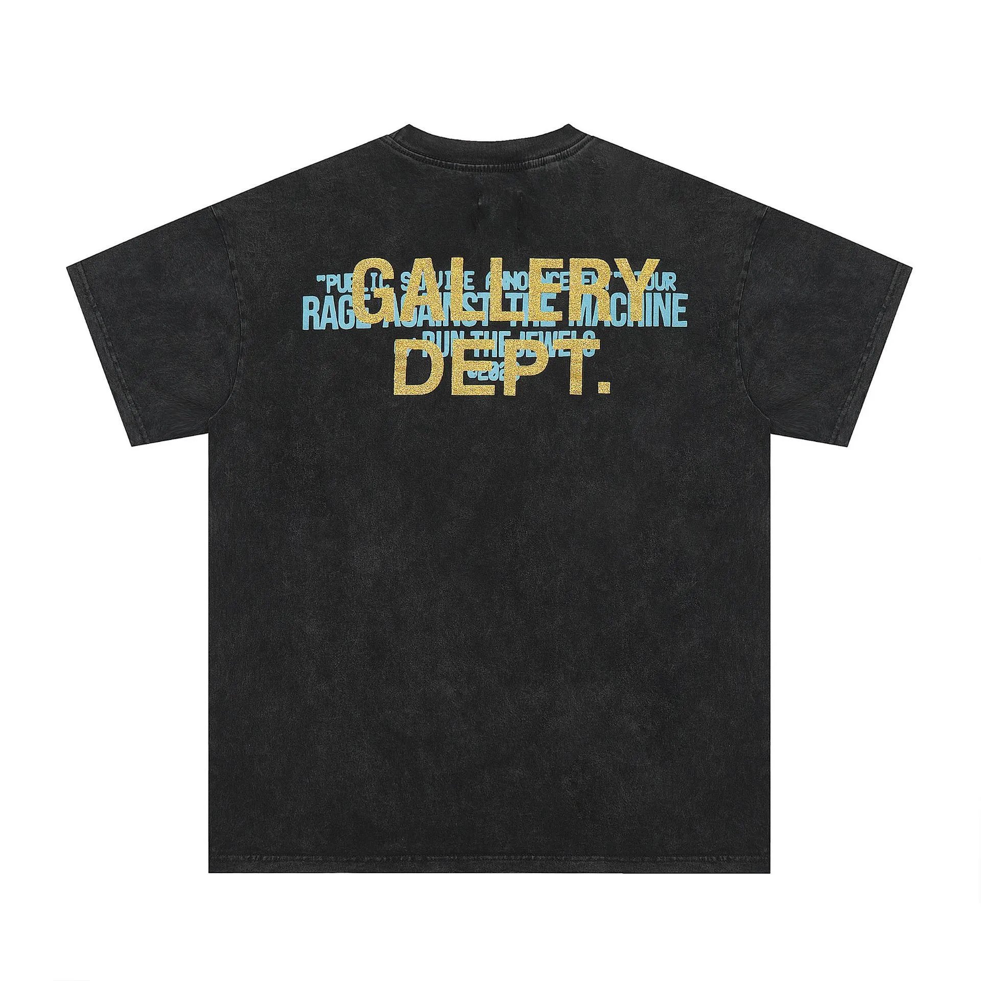 Gallery Dept Graphic Washed Tee Black - Gallery Image 3 - Detailed View