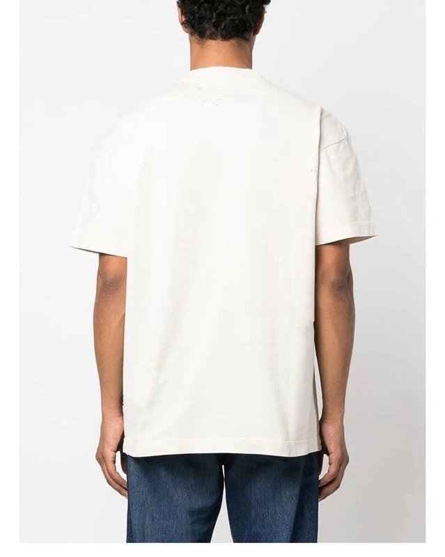 3D Starry Letter Streetwear Tee Sky Blue - Gallery Image 9 - Detailed View