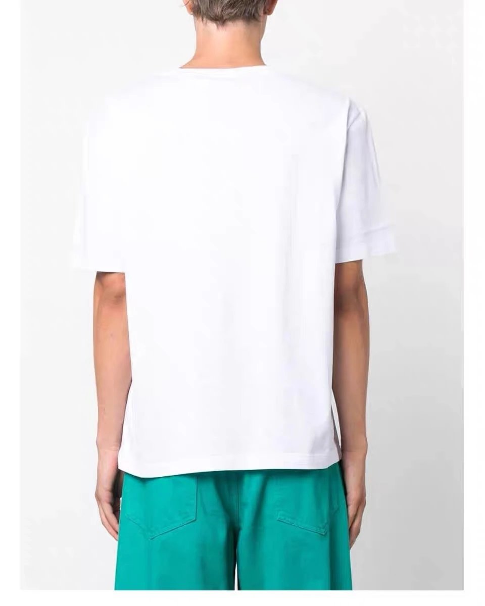 Vintage Oil Painting Graphic Cotton T-Shirt Ivory - Gallery Image 10 - Detailed View