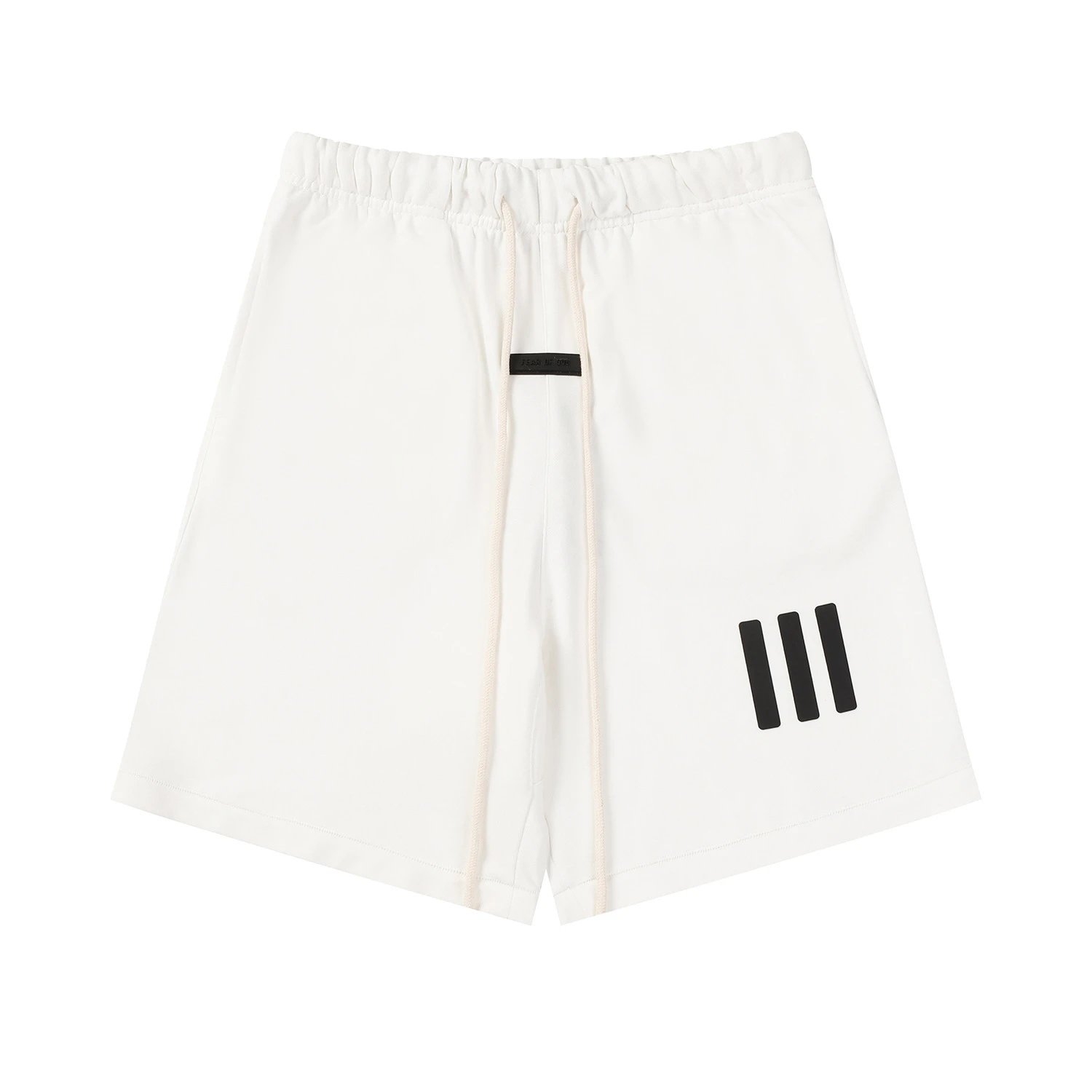 High-Street Elastic Shorts Off-White - Essentials - Cnfans - $24.84