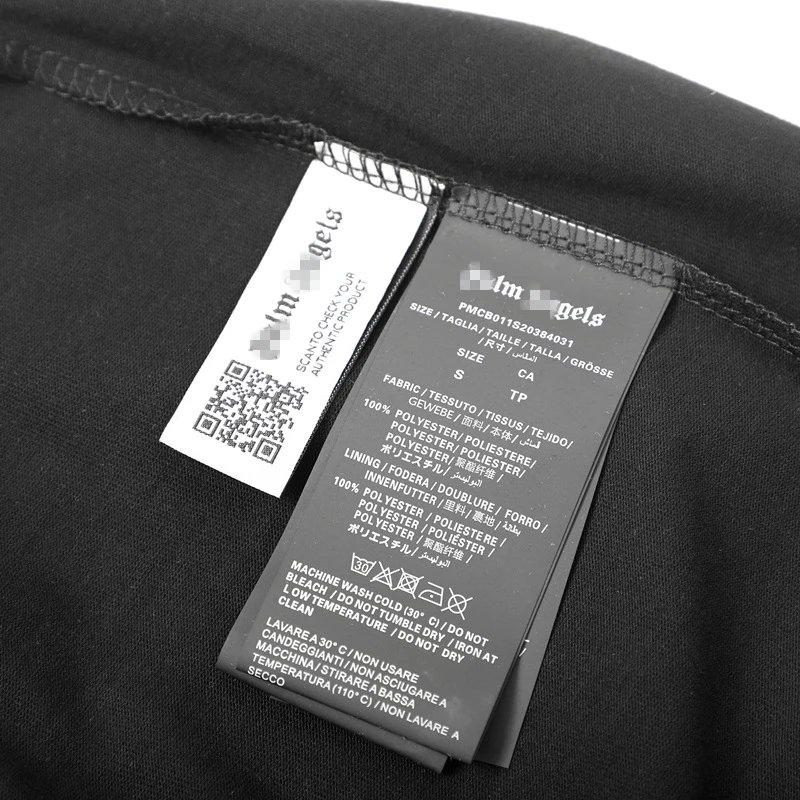 Gothic Letter Print Streetwear T-Shirt Ink Black - Gallery Image 5 - Detailed View