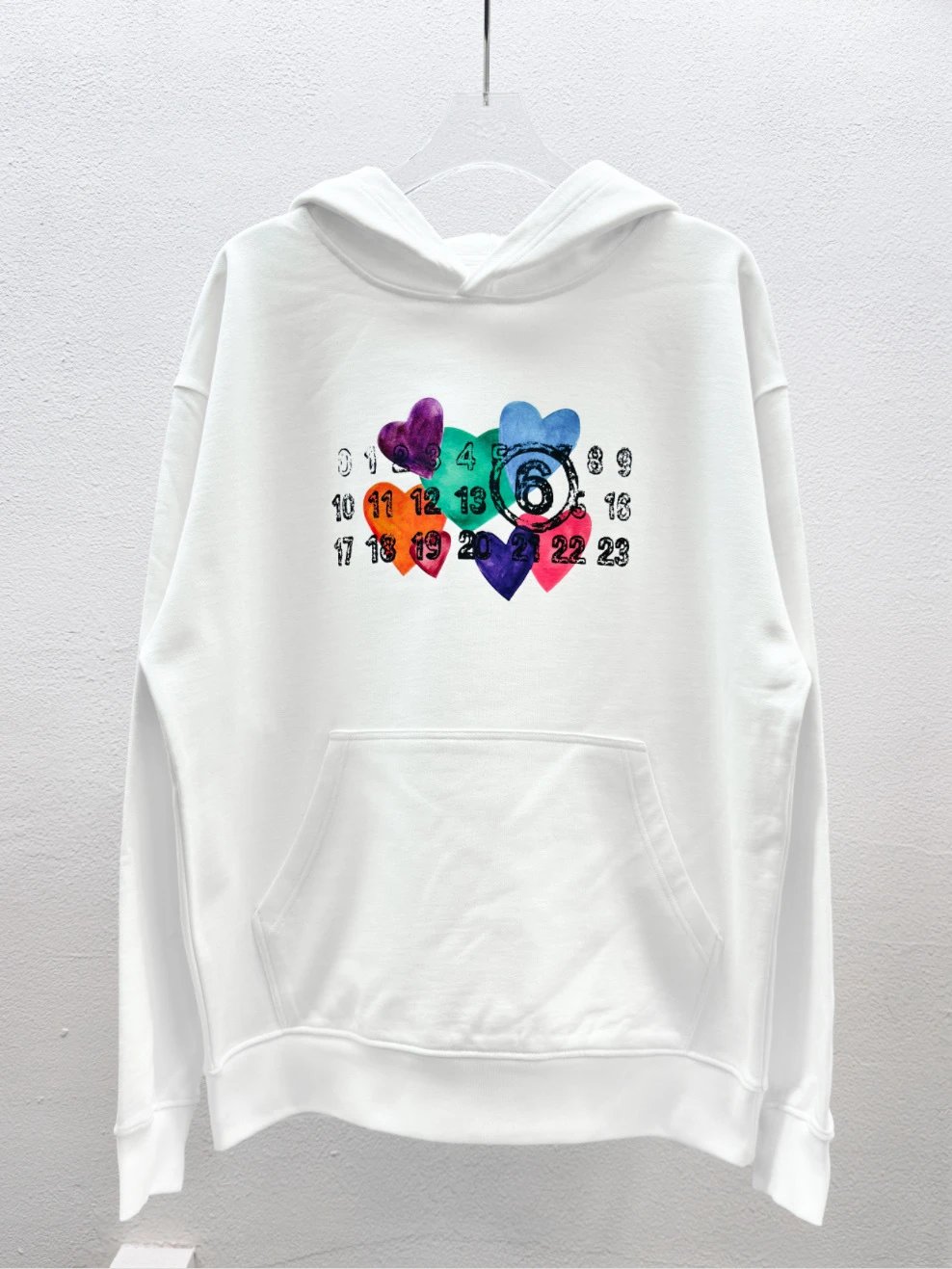 Maison Margiela Hoodie White - Gallery Image 7 - Detailed View