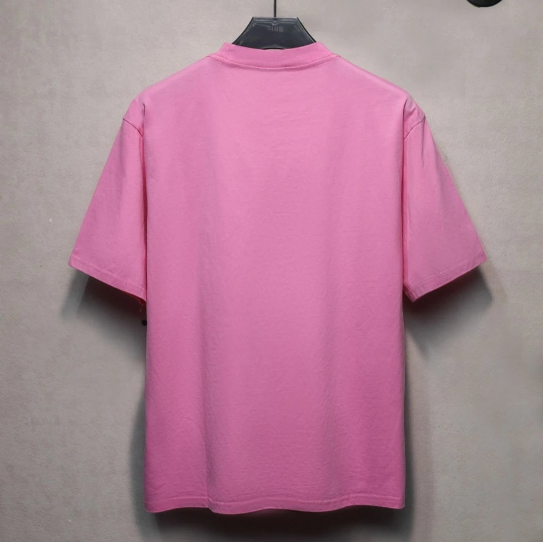 Casual Cotton Tee Unisex Short Sleeve Onyx - Gallery Image 4 - Detailed View