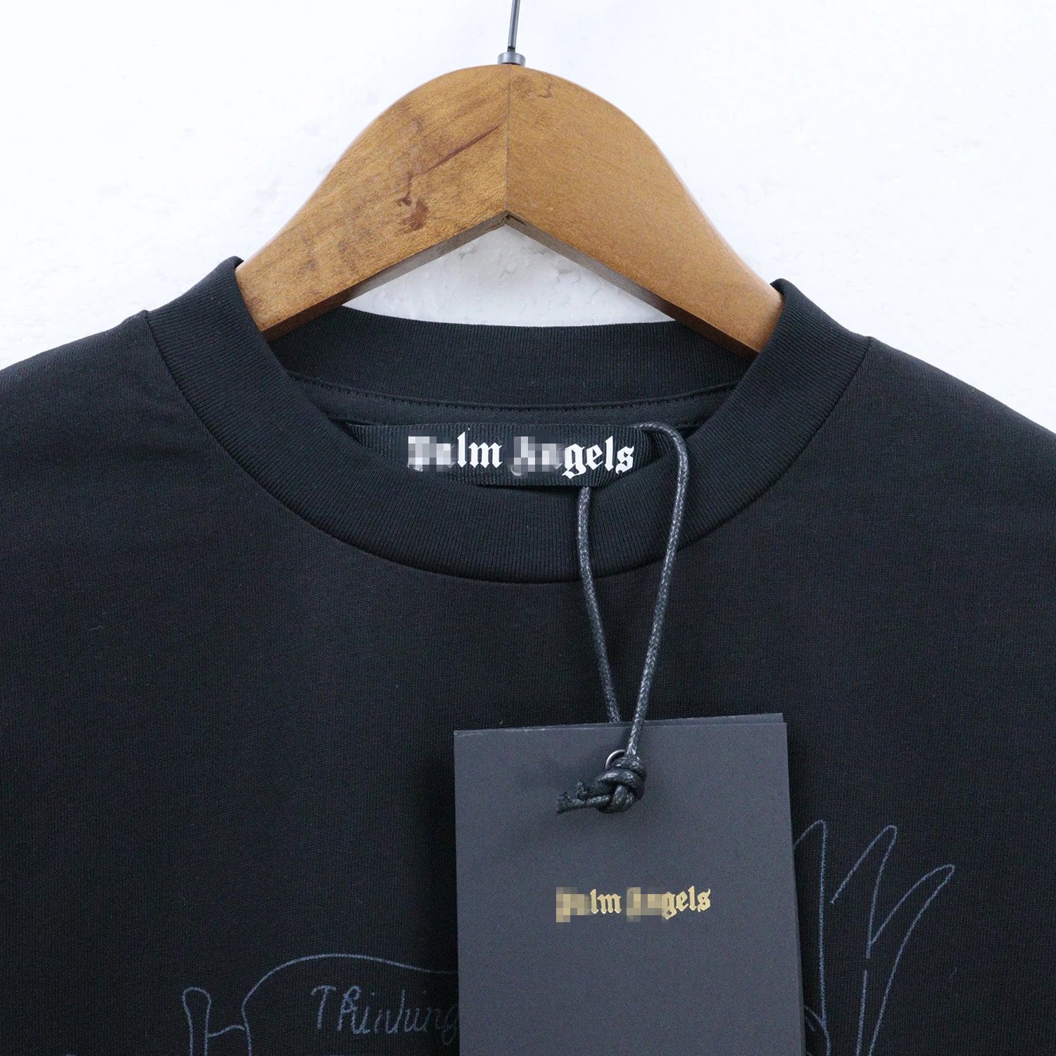 Streetwear Dove Graphic Cotton Tee Charcoal Black - Gallery Image 5 - Detailed View