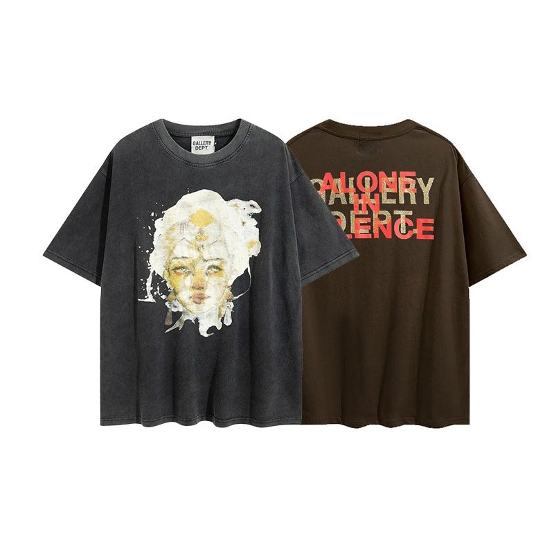Gallery Dept Vintage Print Tee Multi-Color - Gallery Dept - Cnfans - $25.87