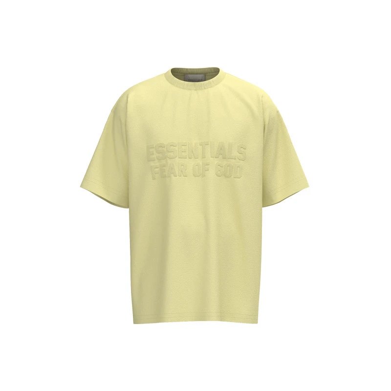 High Street Cotton Tee Pale Butter - Essentials - Cnfans - $21.29