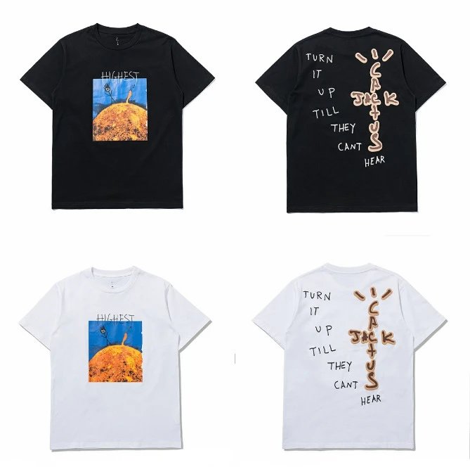 Street Style Cotton Graphic Tee Midnight Black - Gallery Image 1 - Detailed View