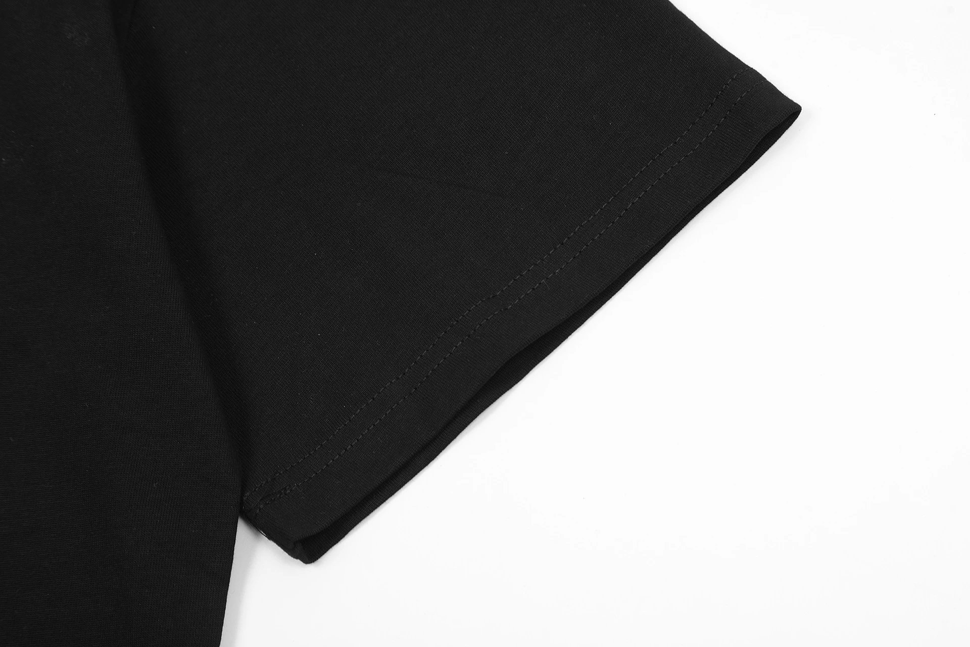 Street Graphic Cotton Tee Black White - Gallery Image 7 - Detailed View