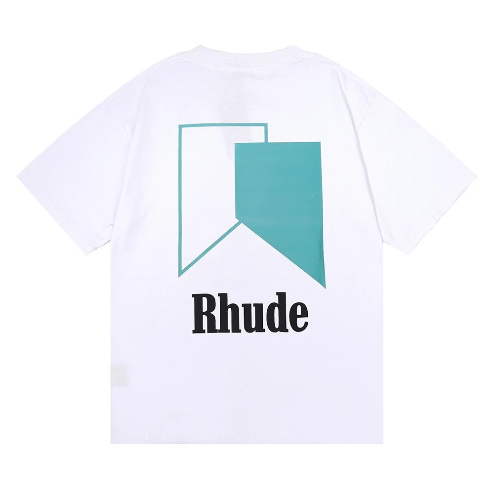 Rhude Colorblock Graphic Tee Multicolor - Gallery Image 6 - Detailed View