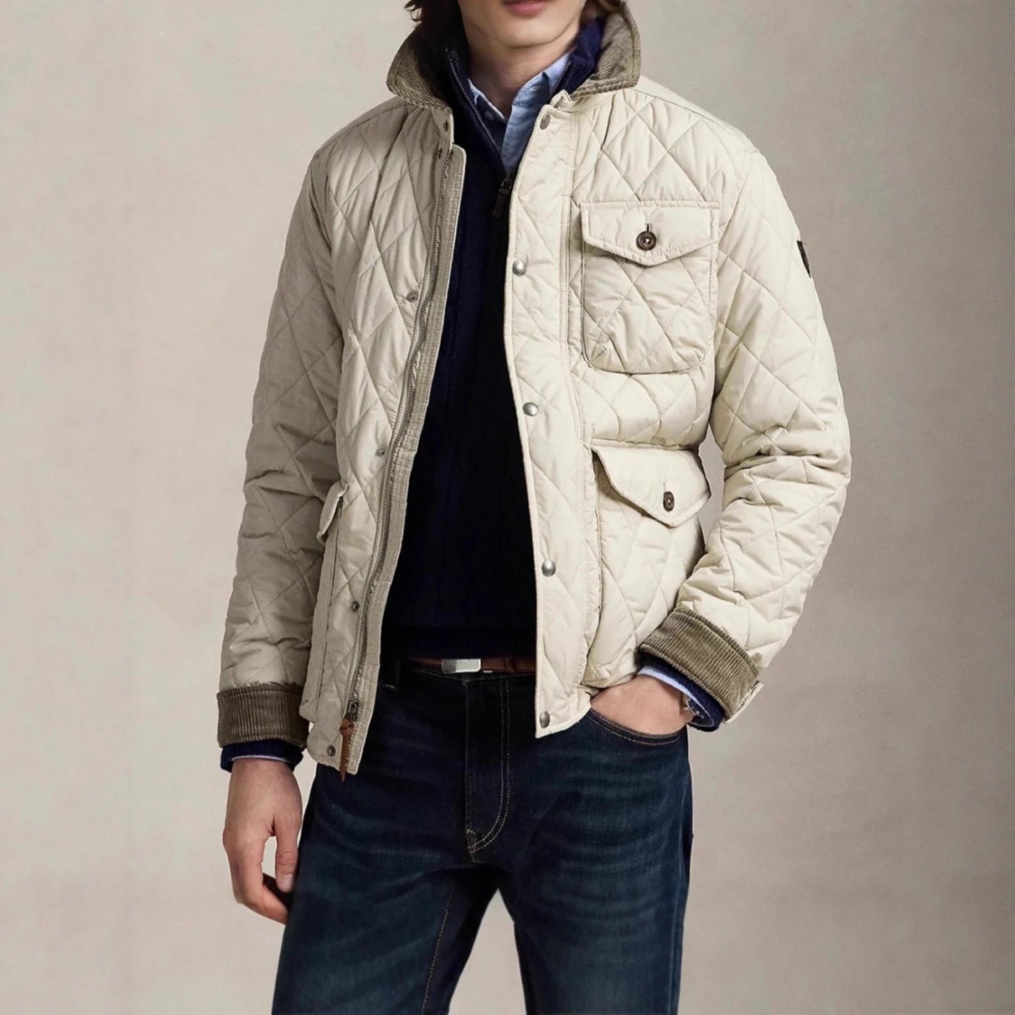 Ralph Lauren Quilted Jacket Multicolor - Gallery Image 2 - Detailed View