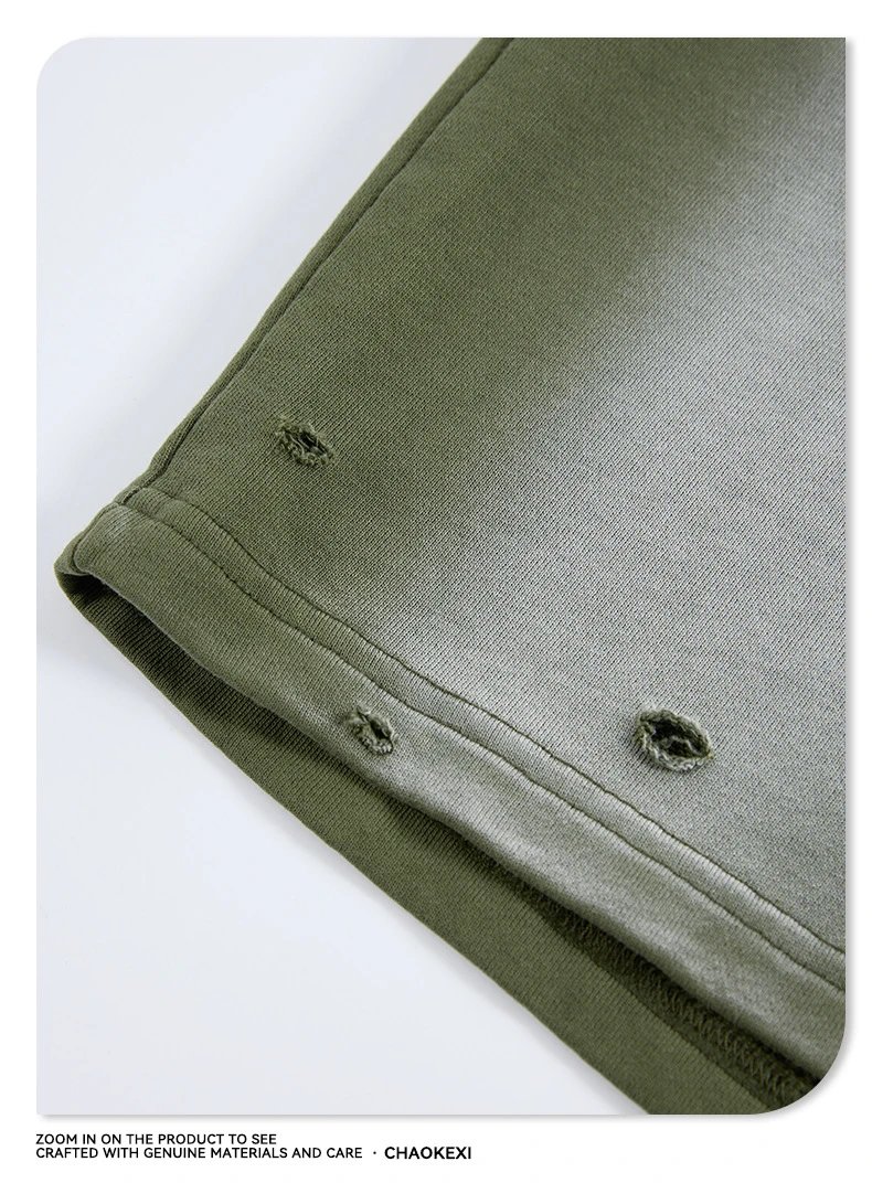 Men's Vintage Distressed Shorts, Street Style, FOG - Gallery Image 10 - Detailed View