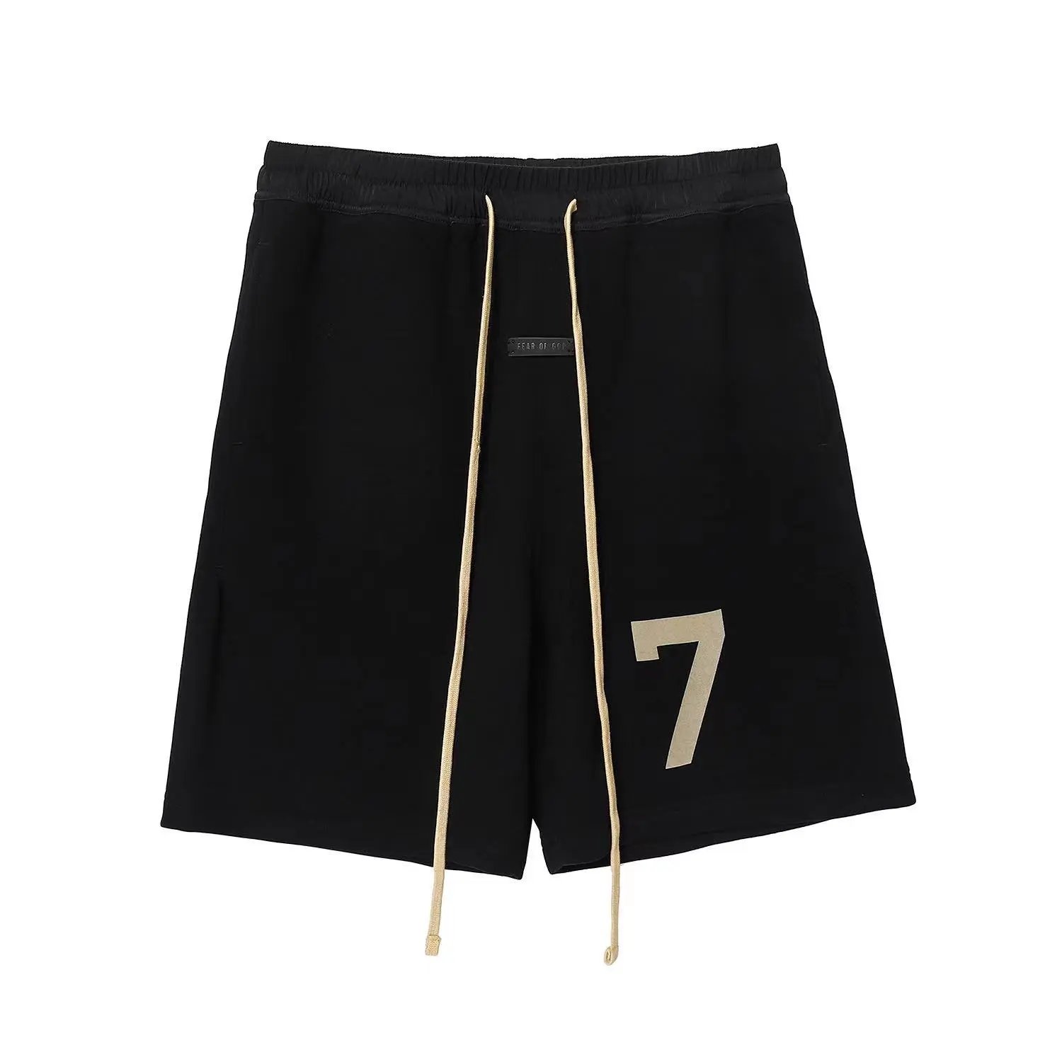 High Street Number 7 Casual Shorts Ebony Black - Gallery Image 4 - Detailed View