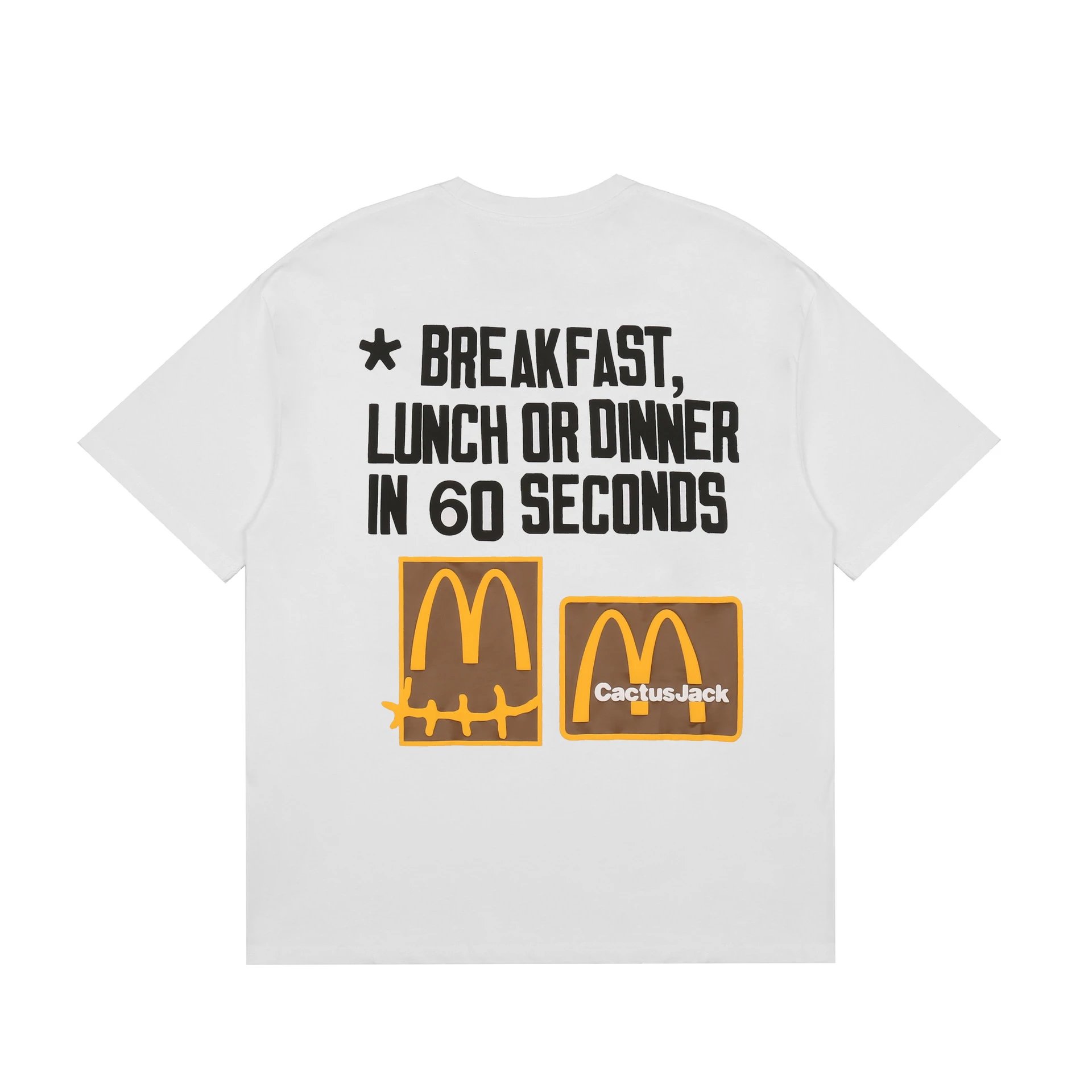 Streetwear Graphic Relaxed Cotton Tee Ebony Black - Gallery Image 5 - Detailed View