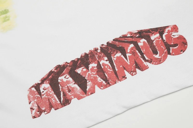 Vintage Graphic Cotton Tee White - Gallery Image 14 - Detailed View