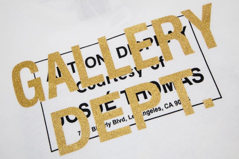 GALLERY DEPT Multi Graffiti Tee White - Gallery Image 6 - Detailed View