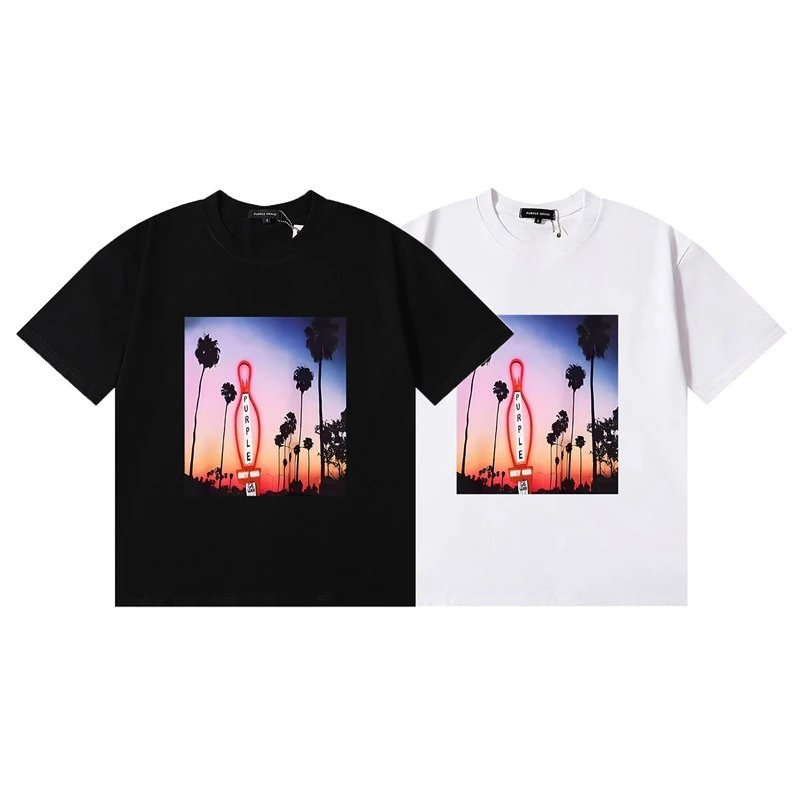 Street Graphic Cotton Tee Unisex Jet Black - Gallery Image 5 - Detailed View