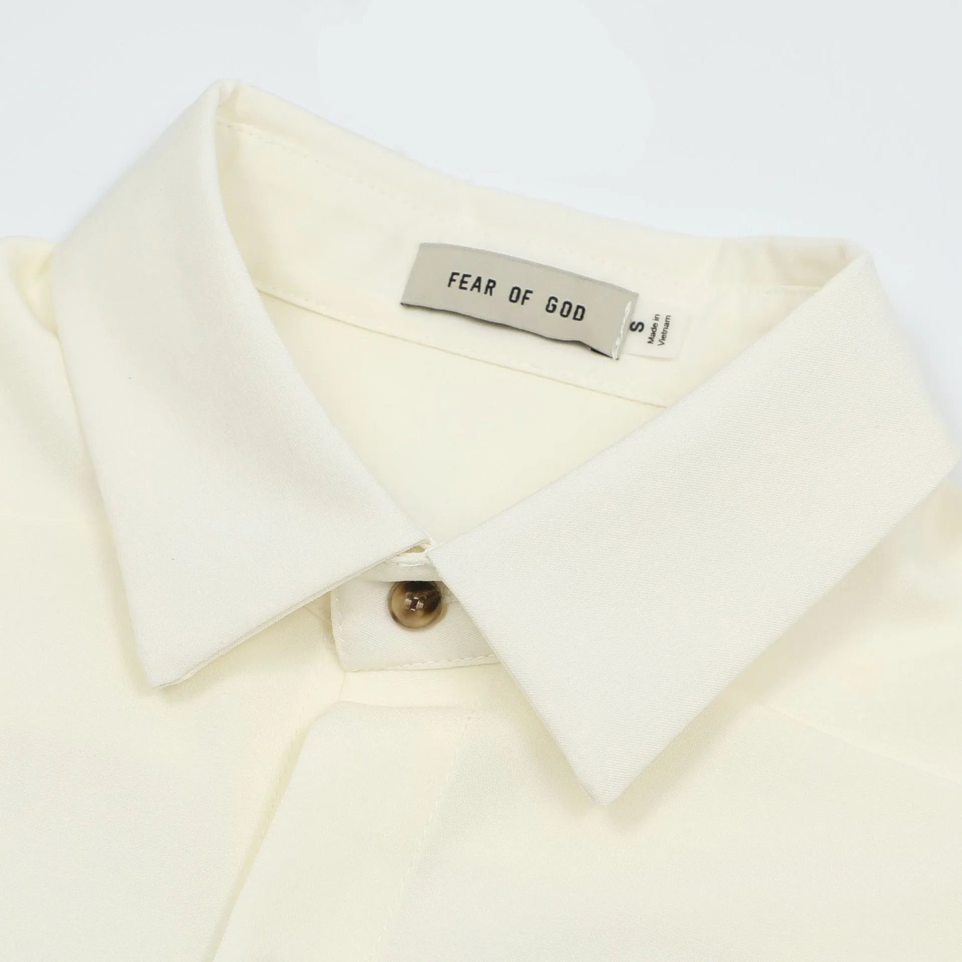 Short Sleeve Shirt Taupe - Gallery Image 8 - Detailed View