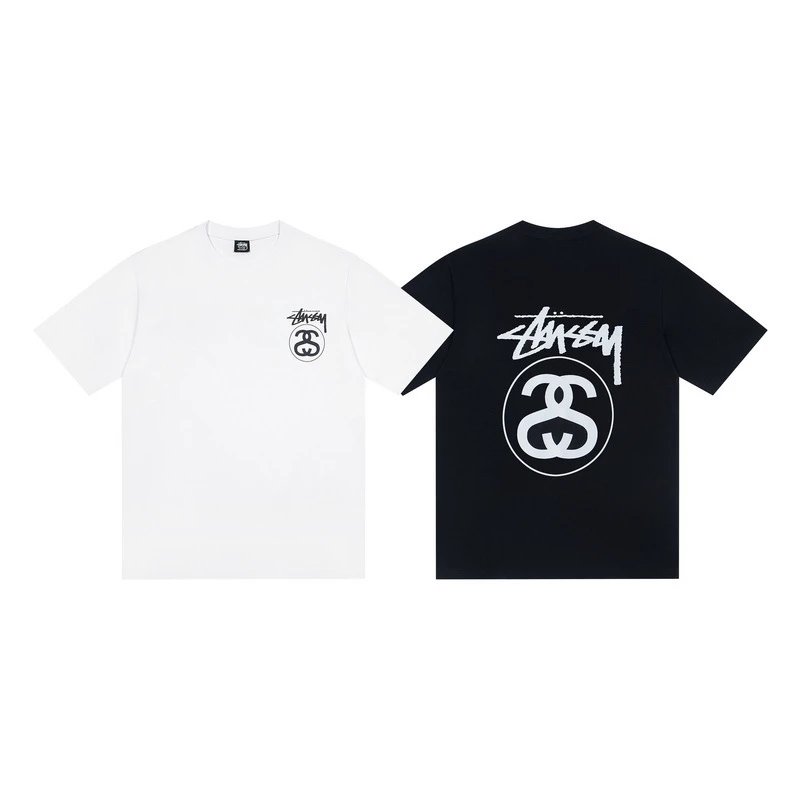 Casual Print Cotton Tee Unisex Snow White - Gallery Image 2 - Detailed View