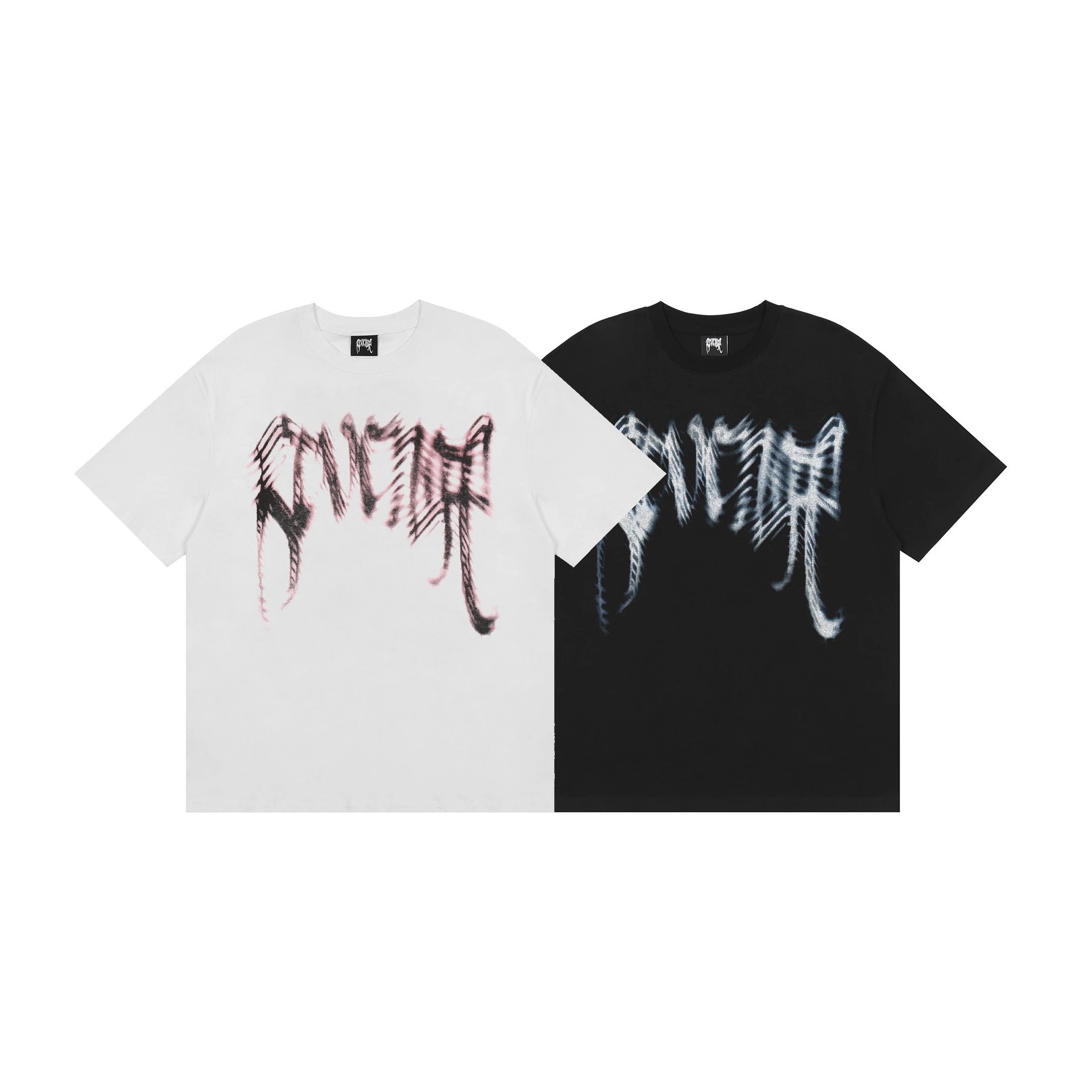 Hip Hop Print Tee Ebony - Gallery Image 1 - Detailed View