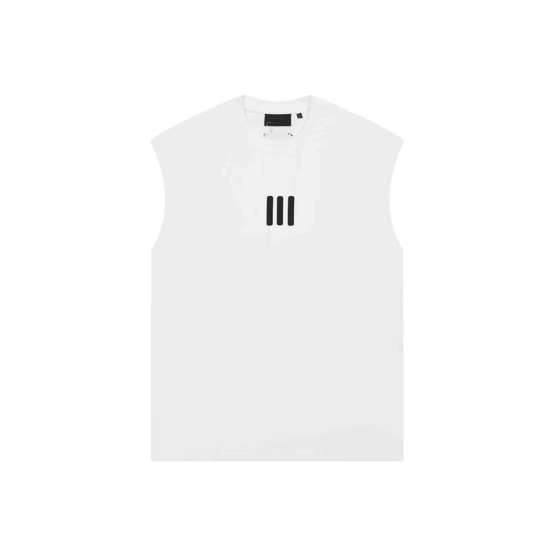 Sleeveless High-Street Vest Ivory - Gallery Image 7 - Detailed View