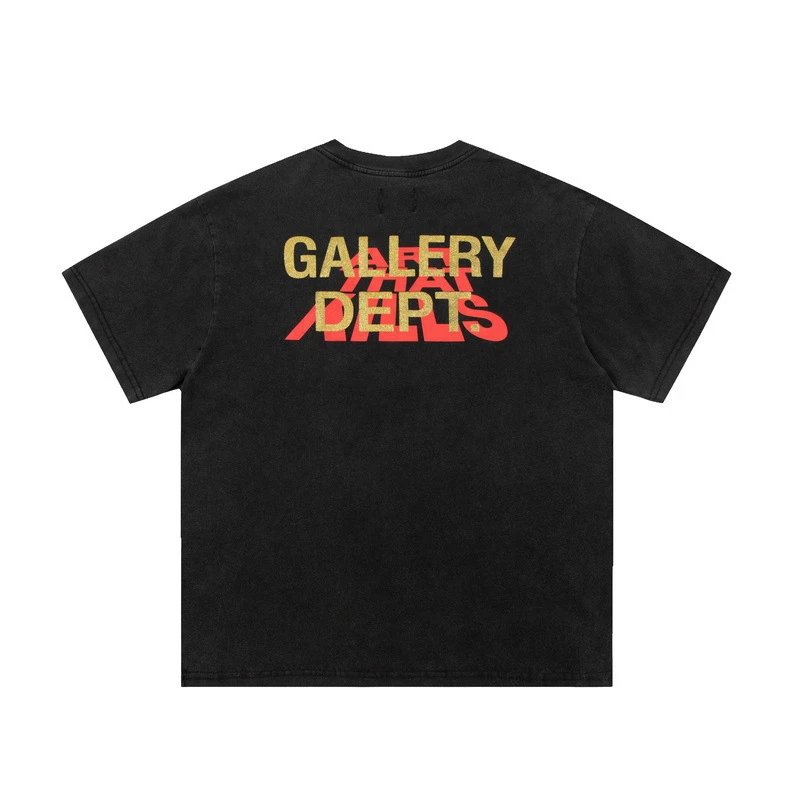 Gallery Dept Black Washed Tee Multicolor - Gallery Image 3 - Detailed View