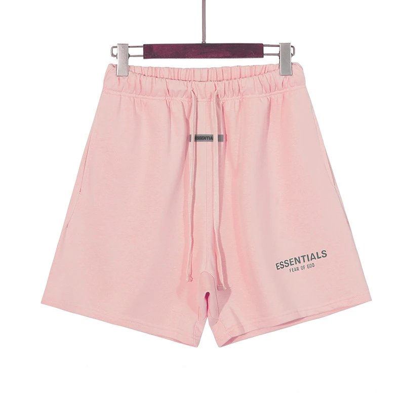 Reflective Embroidered Shorts Ivory - Gallery Image 6 - Detailed View