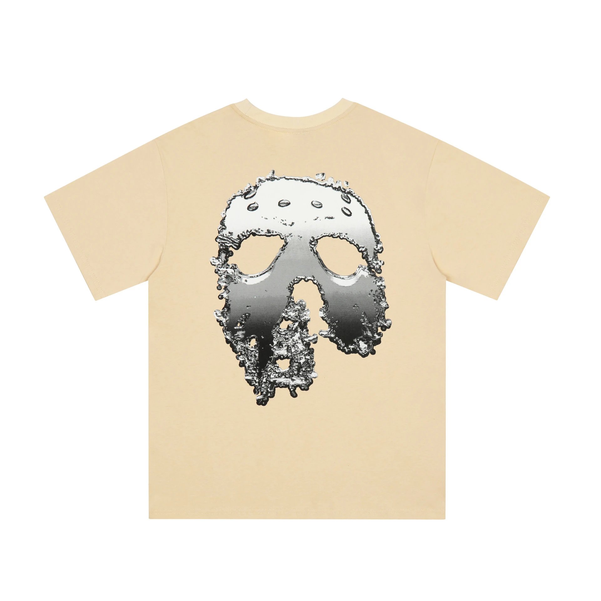 Streetwear Skull Graphic Tee Sandstone - Gallery Image 3 - Detailed View