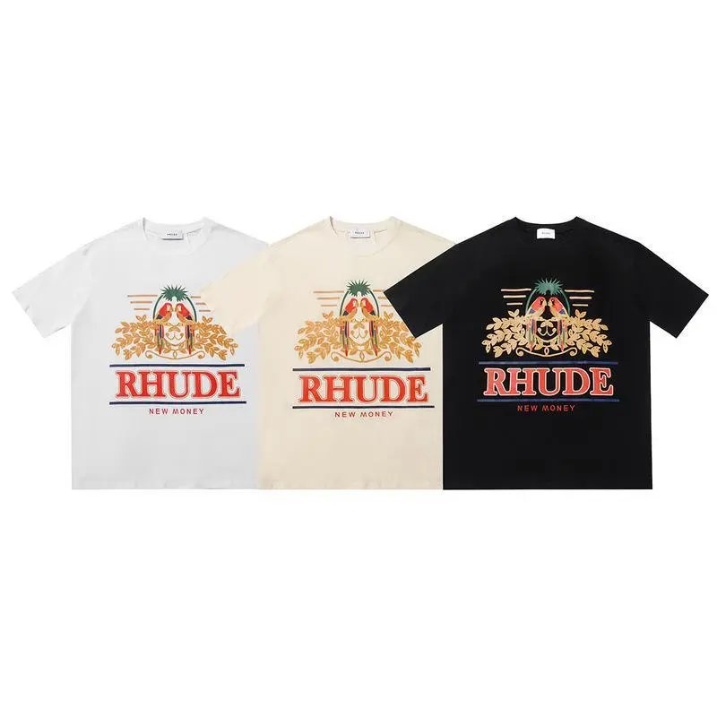 RHUDE Logo T-Shirt Multicolor - Gallery Image 3 - Detailed View