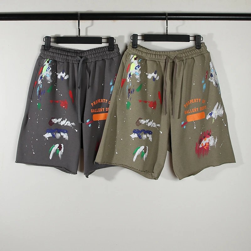 Gallery Dept Paint Splatter Shorts Multi-color - Gallery Dept - Cnfans - $23.34