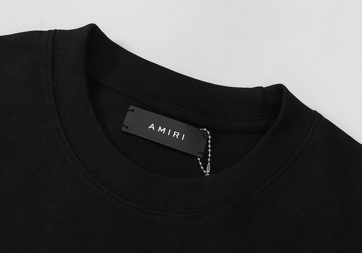 Amiri Silver Logo T-Shirt Multi - Gallery Image 6 - Detailed View